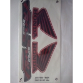 Kit Adesivos Faixa Cg Fan 125 Es Vermelha 2012 Jogo Adesivo