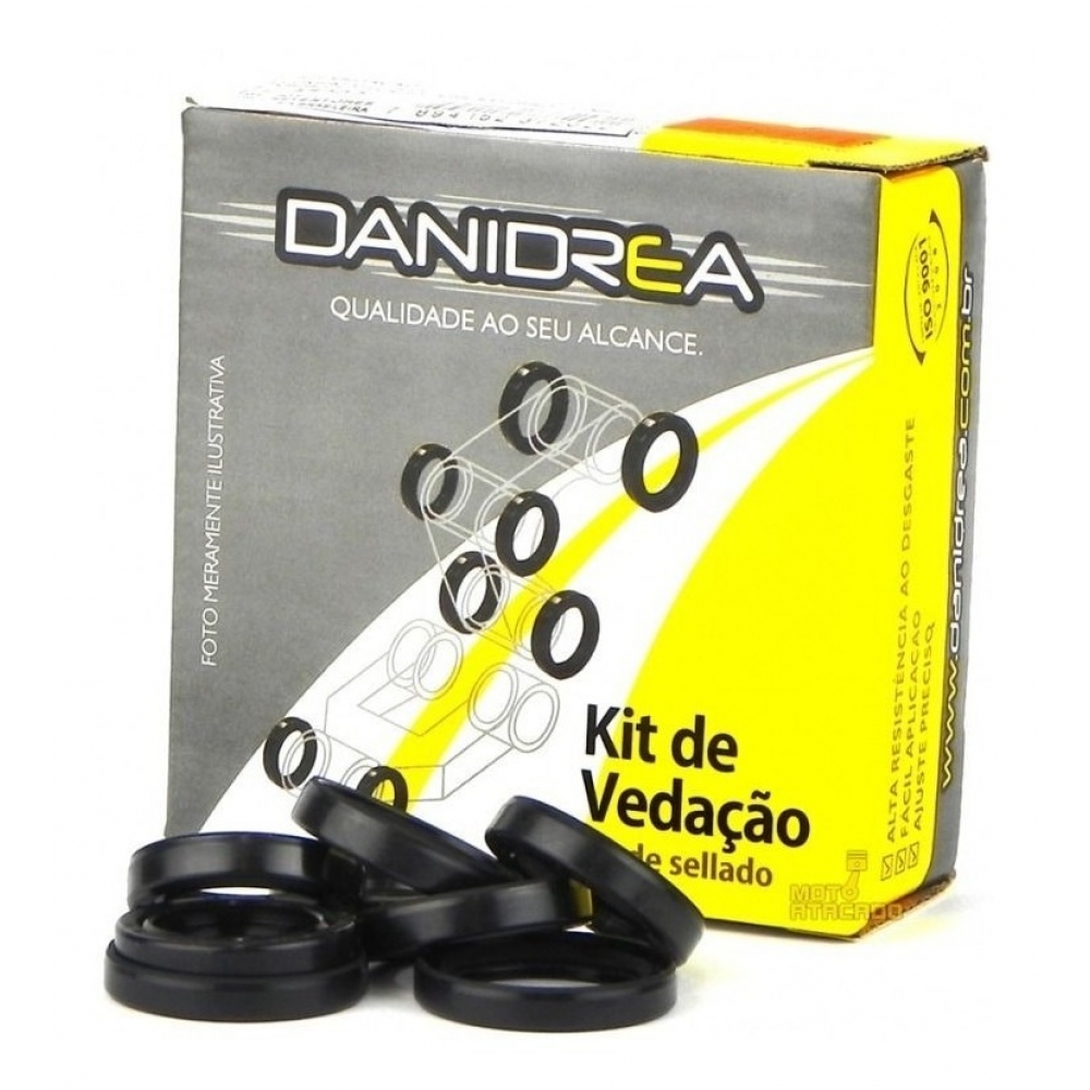 Kit Retentor Vedação Pro Link Moto Yamaha Ttr 230 Danidrea 8 Peças Mod Original Danidrea - Scud