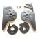 Kit Reparo Fixação Viseira Capacete Aberto Helt Teen Sprint - Par