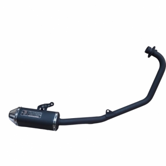 Escapamento Escape Esportivo Moto CB300F Twister 300 2022 2023 Mini Tri Preto Fortuna C/ Selo Inmetro