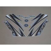 Kit Adesivos Faixa Ybr 125 Prata Cinza 2005 Jogo Adesivo