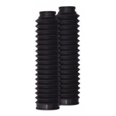Sanfona Protetor Bengala Moto Nxr Bros 150 09/14 Bros 160 Xre 190 Nx 150 Nx 200 Dt 180 200 21 Dentes Preta