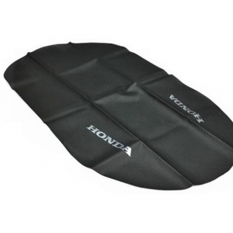 Capa De Banco Moto Nxr Bros 150 2009 2010 2011 2012 2013 2014 Modelo Original Preta C/ Escrita Honda