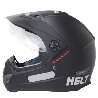 Capacete Esportivo Moto Helt Cross Vision 630 Cross Triilha C/ Viseira Selo Inmetro reto