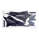 Kit Adesivo Faixa Honda Moto Xre 300 Azul 2012 Jogo Adesivos