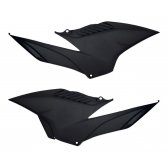 Par De Tampa Lateral Moto Cb 300 R S/ Abs Carenagem Preta - Preto