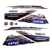 Kit Adesivos Faixas Moto XTZ 150 Crosser 2015 2016 Branca Jogo Adesivo Jotaesse