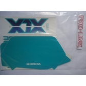 Kit Adesivos Faixa Xlx 350 1990 Branca Jogo Adesivo