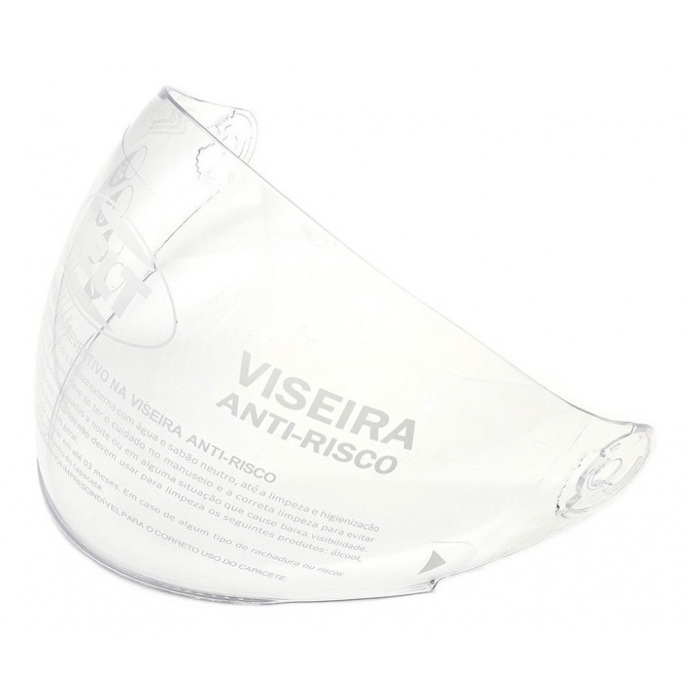 Viseira Do Capacete Aberto Helt 988 New City Cristal Incolor Original - Cristal