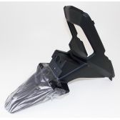 Paralama Suporte Placa Moto Xre 190 Traseiro Original Honda - Preto