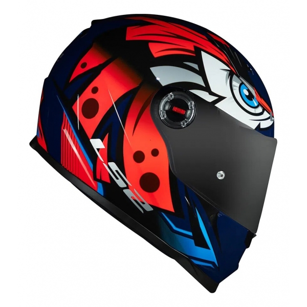 Capacete Moto Fechado Ls2 Ff358 Ff 358Tribal Esportivo Lançamento C/ Selo Inmetro - Laranja