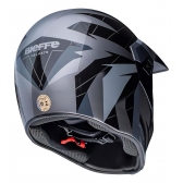 Capacete Moto Bieffe 3 Sport Hills Esportivo Cross Trilha Cinza Grafite C/ Selo Inmetro Lançamento