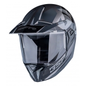 Capacete Moto Bieffe 3 Sport Hills Esportivo Cross Trilha Cinza Grafite C/ Selo Inmetro Lançamento