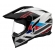 Capacete Moto Bieffe B-Trail Big Trail Advance Branco Preto Azul Vermelho C/ Óculos Sol Lançamento