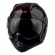 Capacete Moto Feminino Peels Mirage Edge Preto Rosa Custom Aviador C/ Óculos Queixeira Removível