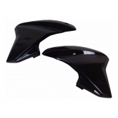 Par De Carenagem Tanque Moto Titan 150 Preta 2014 2015 Aba Lateral Modelo Original - Preto
