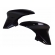 Par De Carenagem Tanque Moto Titan 150 Preta 2014 2015 Aba Lateral Modelo Original - Preto