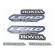 Kit Adesivos Faixas Honda Lead 110 2012 Jogo Adesivo Moto - Cinza