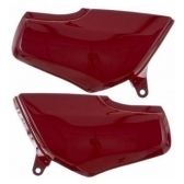 Par De Carenagem Tampa Lateral Moto Titan 125 1998 1999 Vermelha Modelo Original