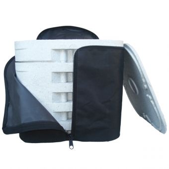 Mochila Bolsa Térmica Para Entrega Motoboy 20 Marmitex Quentinha Completa C/ Capa e Isopor