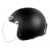 Capacete Aberto Custom Bieffe B45 B-45 Classic Harley Old School Vintage Cafe Racer C/ Selo Inmetro - Preto Fosco