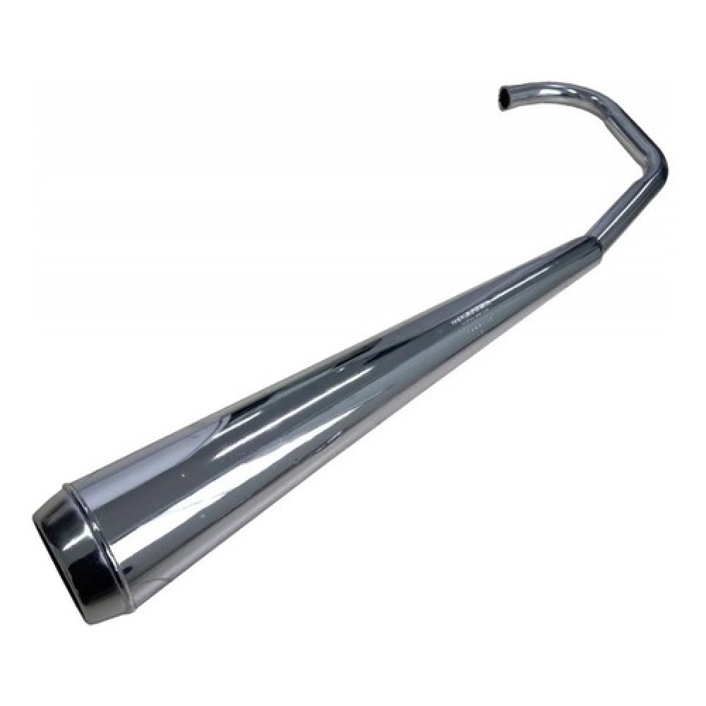 Escapamento Escape Moto Cg Titan 125 1996 1997 1998 1999 Mod Original Classe A Fortuna - Preto