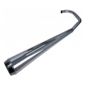 Escapamento Escape Moto Cg Titan 125 1996 1997 1998 1999 Mod Original Classe A Fortuna - Preto