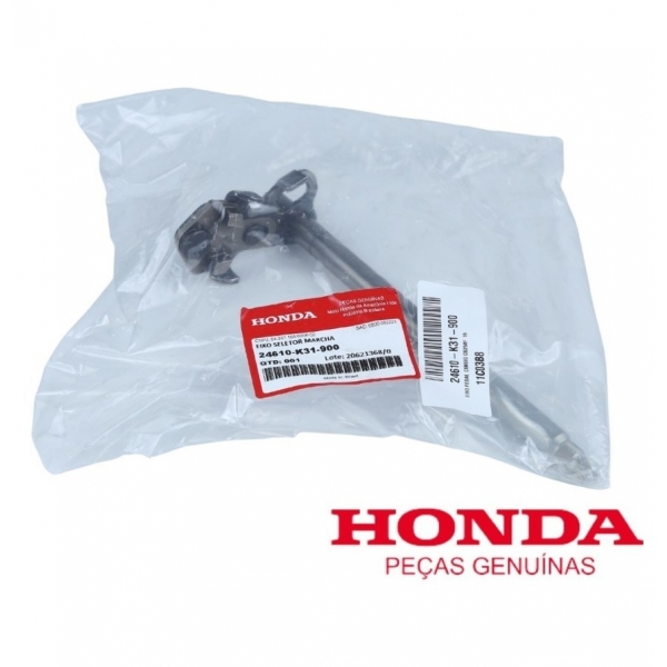Eixo Seletor Pedal Marcha Cambio Moto Cb 250 f Twister 16/22 Crf 250f 2019/Ed Original Honda