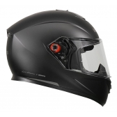 Capacete Moto Fechado Bieffe b12 b 12 Solid Classic Esportivo C/ Selo Inmetro Lançamento - Preto Fosco