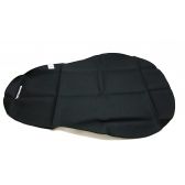Capa De Banco Fan 125 Cg125 2009 2010 2011 2012 2013 Modelo Original Com Escrita Honda - Preto