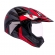 Capacete Moto Bieffe 3 Sport Hills Esportivo Cross Trilha Cinza Vermelho C/ Selo Inmetro Lançamento