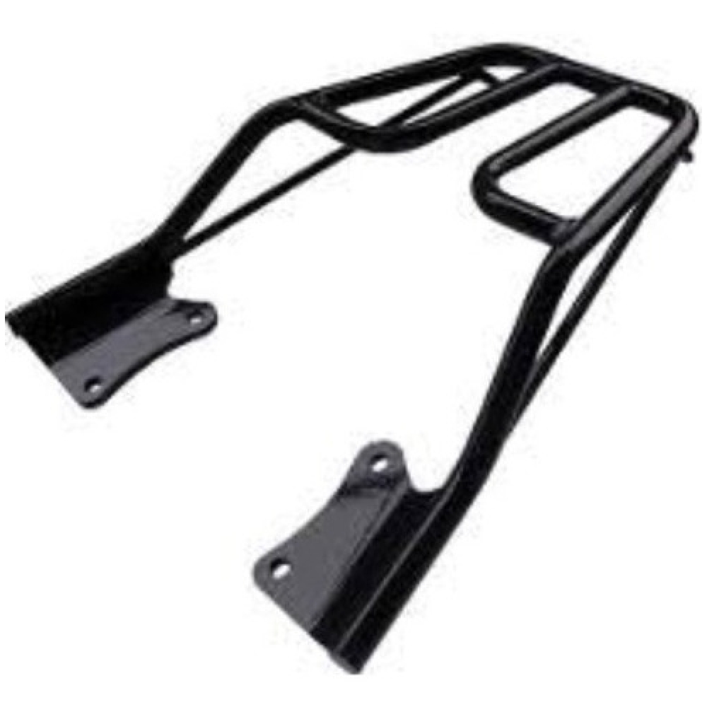 Bagageiro Moto Cb 300 Cb300r Suporte Churrasqueira P/ Bau Bauleto Traseiro Fortuna Preto - Cromado