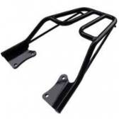 Bagageiro Moto Cb 300 Cb300r Suporte Churrasqueira P/ Bau Bauleto Traseiro Fortuna Preto - Cromado