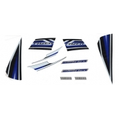 Kit Adesivos Faixas Fazer 250 Flex Branca 2014 Jogo Adesivo