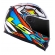 Capacete Moto Fechado Ls2 Ff358 Classic Xdron Neon Branco Laranja Esportivo C/ Selo Inmetro