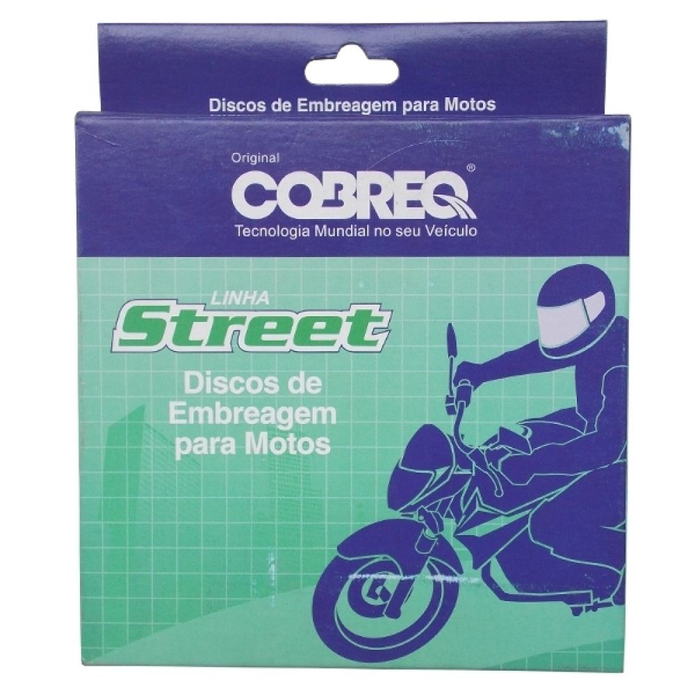 Disco Embreagem Xre 300 Cb 300 Nx 400 Falcon Até 2008 Cobreq - Jogo