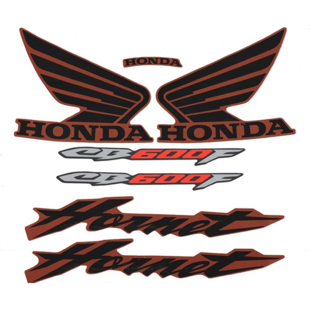 Kit Adesivos Faixa Cb 600 Hornet Laranja 2007 Jogo Adesivo