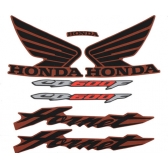 Kit Adesivos Faixa Cb 600 Hornet Laranja 2007 Jogo Adesivo
