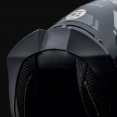 Capacete Moto Bieffe B-Trail Big Trail Conquest Cross Preto Vermelho Fosco C/ Óculos Sol Lançamento