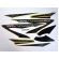 Kit Adesivos Faixa Xr 250 Tornado Amarela 2008 Jogo Adesivo