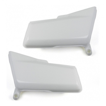 Par De Tampa Lateral Moto Cg 125 1983 1984 1985 1986 1987 1988 Today 125 Até 1994 Branca Modelo Original
