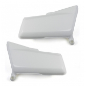 Par De Tampa Lateral Moto Cg 125 1983 1984 1985 1986 1987 1988 Today 125 Até 1994 Branca Modelo Original - Branca