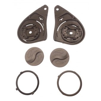 Kit Reparo Fixador Da Viseira Capacete Helt 956 Maximum P/ Fixação Da Viseira