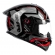 Capacete Moto Bieffe b12 B-12 Phanton Preto Vermelho Esportivo C/ Spoiler C/ Selo Inmetro Lançamento