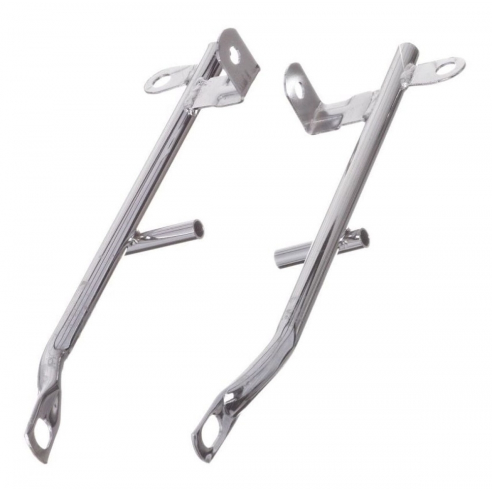 Alça Lateral Traseira Moto Cb400 Cb 400 1981 A 1987 Modelo Original Cromada Pro Tork