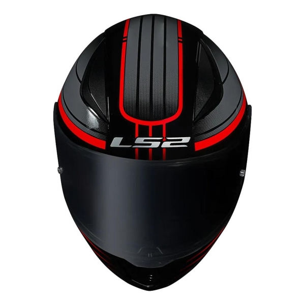 Capacete Moto Fechado Ls2 Ff353 358 Rapid Circuit C/ Selo Inmetro Masculino Feminino Lançamento - Preto Vermelho