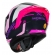 Capacete Moto Feminino Norisk Flow Run Roxo Rosa C/ Spoiler + Viseira Extra