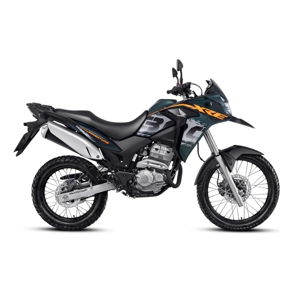 Par Tampa Rabeta Lateral Moto Xre 300 2019 2020 2021 Verde Fosco Hunter Carenagem Modelo Original