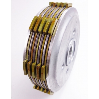 Kit Embreagem Honda Pop 100 Completo Cubo Plato Discos