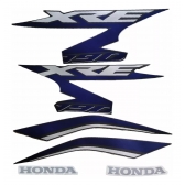 Kit Adesivos Faixas Moto Xre 190 2020 2021 Azul Jogo Adesivo Jotaesse